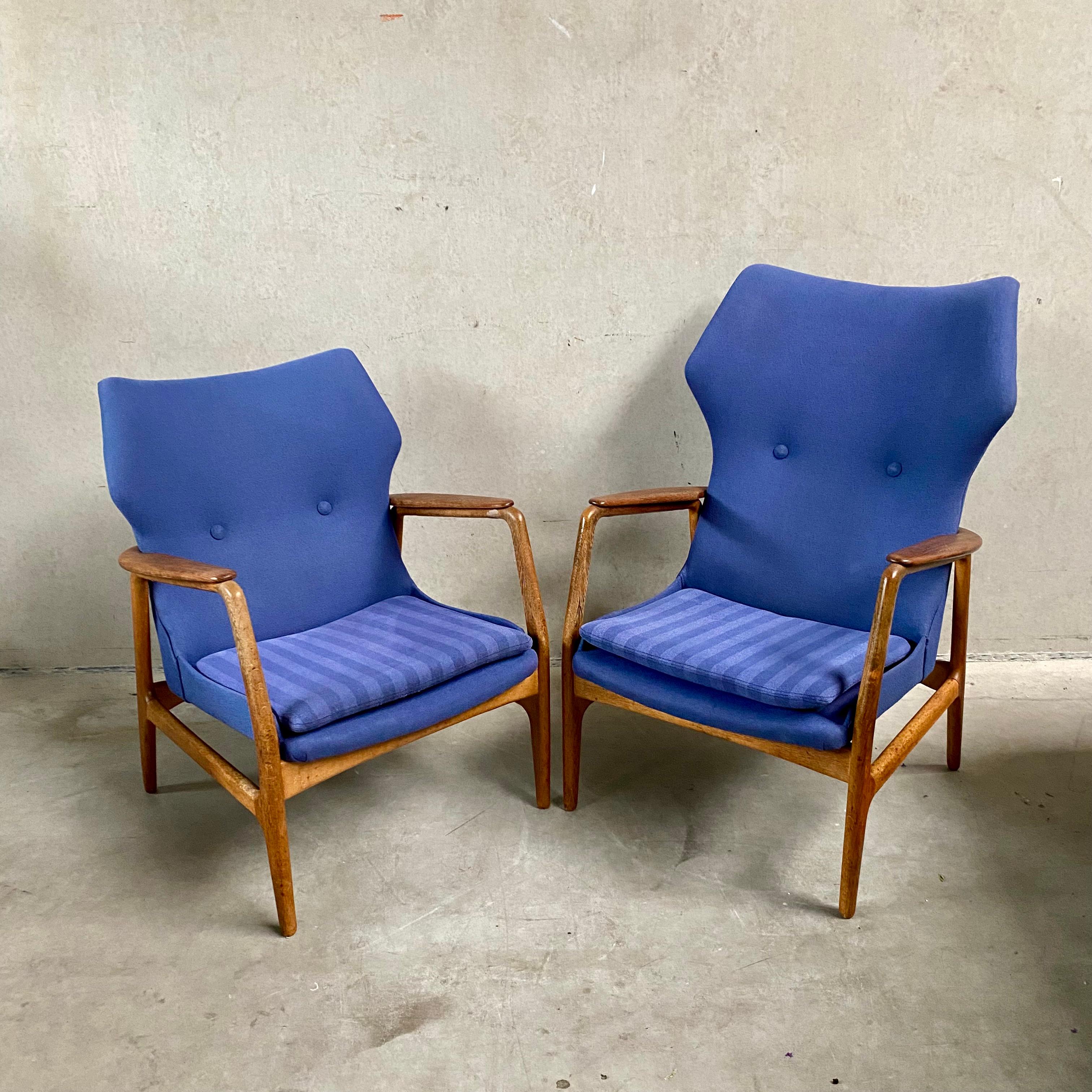 Set of 2 Madsen & Schubell lounge chairs for Bovenkamp, Netherlands 19650s For Sale 7