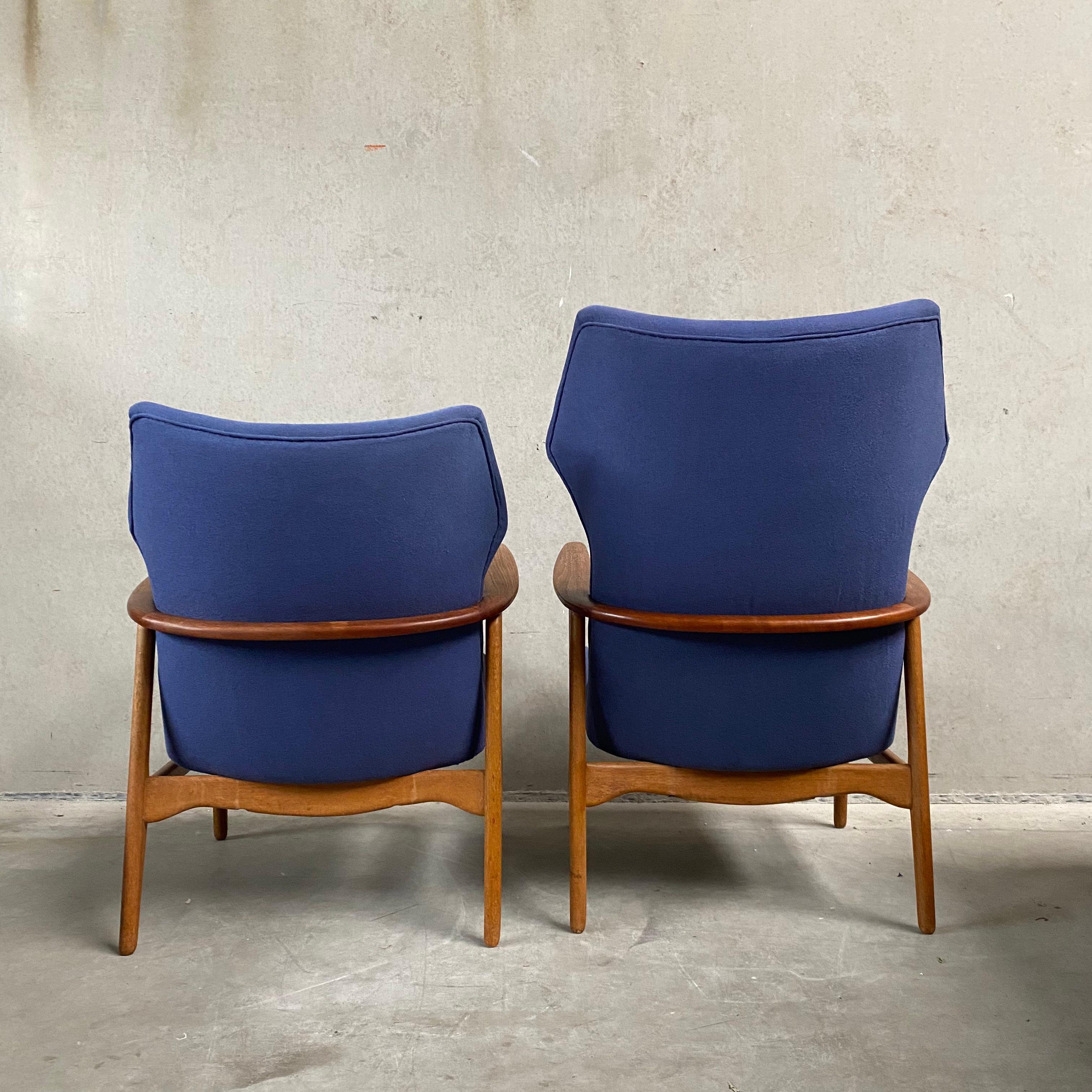 Set of 2 Madsen & Schubell lounge chairs for Bovenkamp, Netherlands 19650s 8