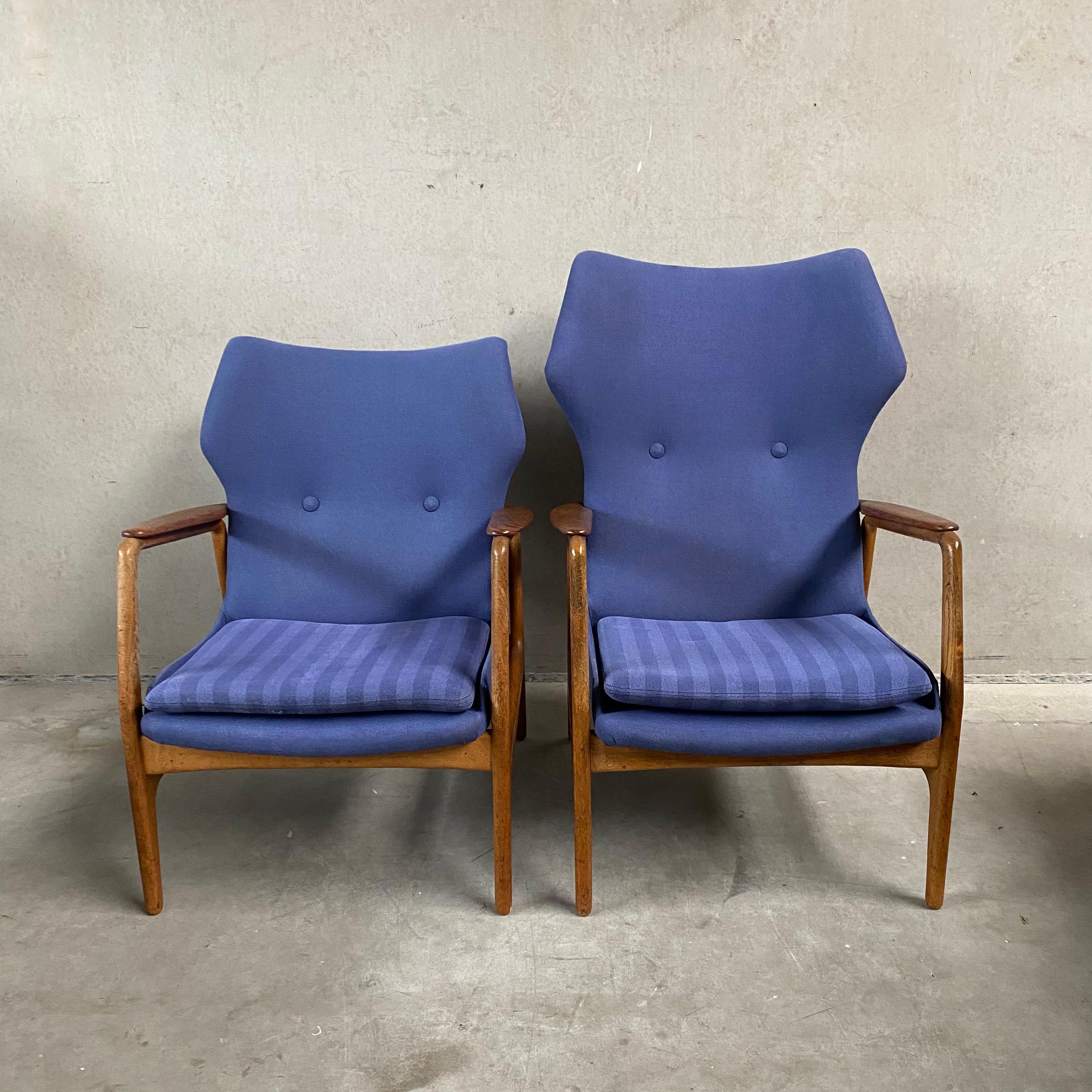 Set of 2 Madsen & Schubell lounge chairs for Bovenkamp, Netherlands 19650s For Sale 13