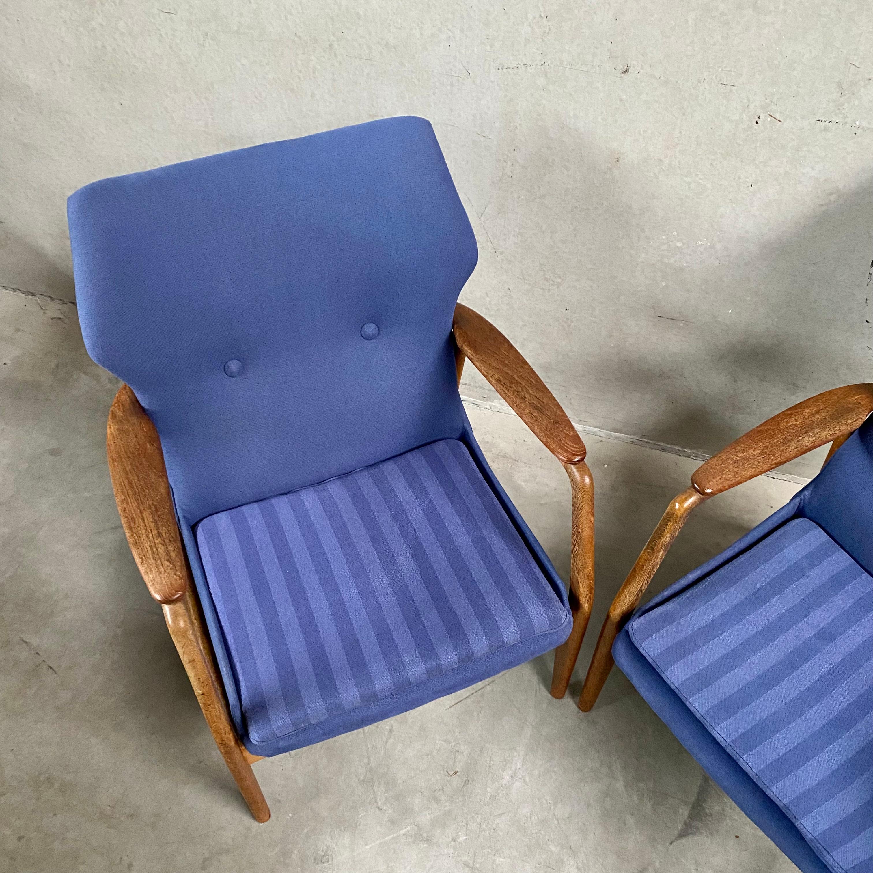 Set of 2 Madsen & Schubell lounge chairs for Bovenkamp, Netherlands 19650s In Good Condition For Sale In DE MEERN, NL