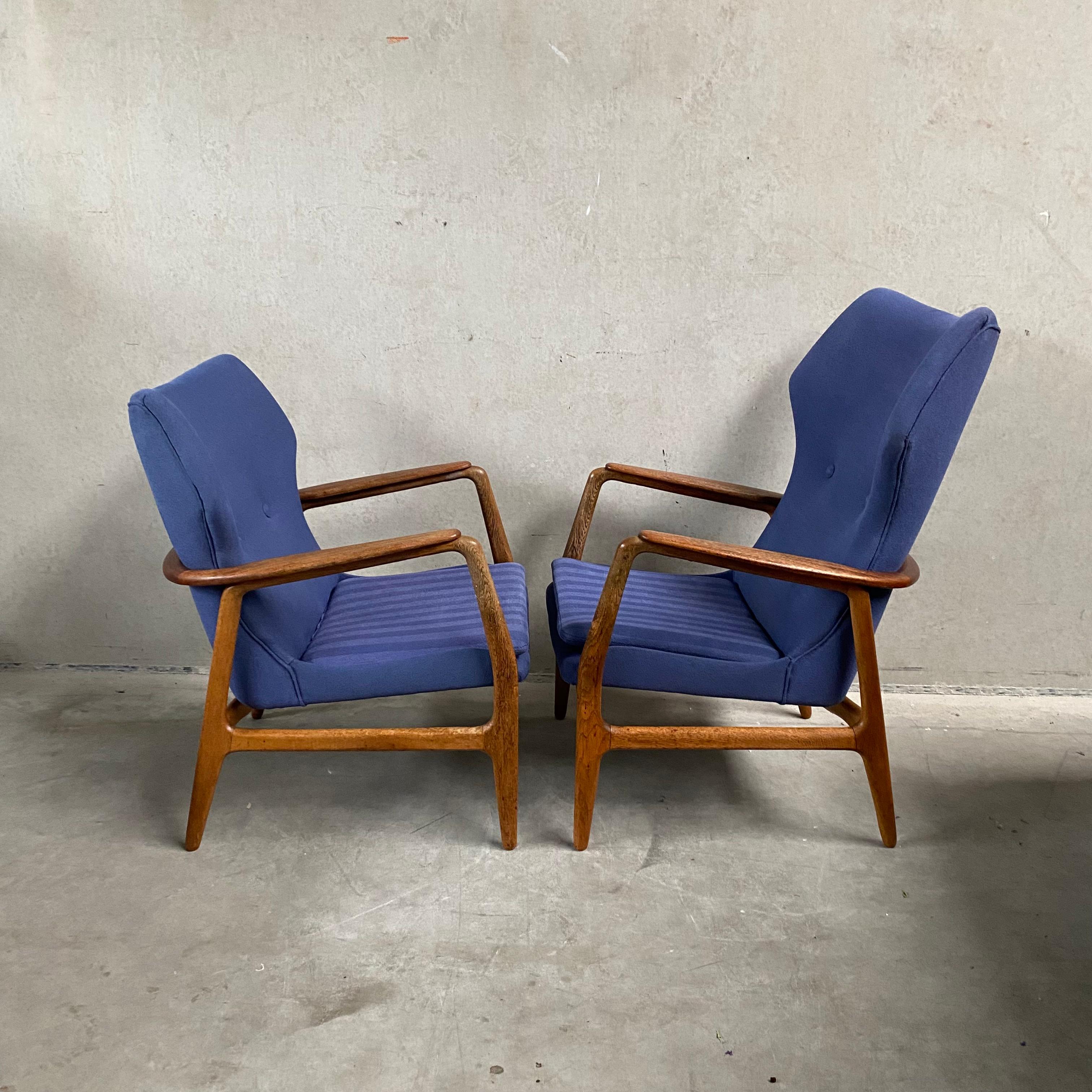 Set of 2 Madsen & Schubell lounge chairs for Bovenkamp, Netherlands 19650s For Sale 2