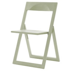 Set of 2 Magis Aviva Folding Chairs by Marc Berthier in Green Stained Beech