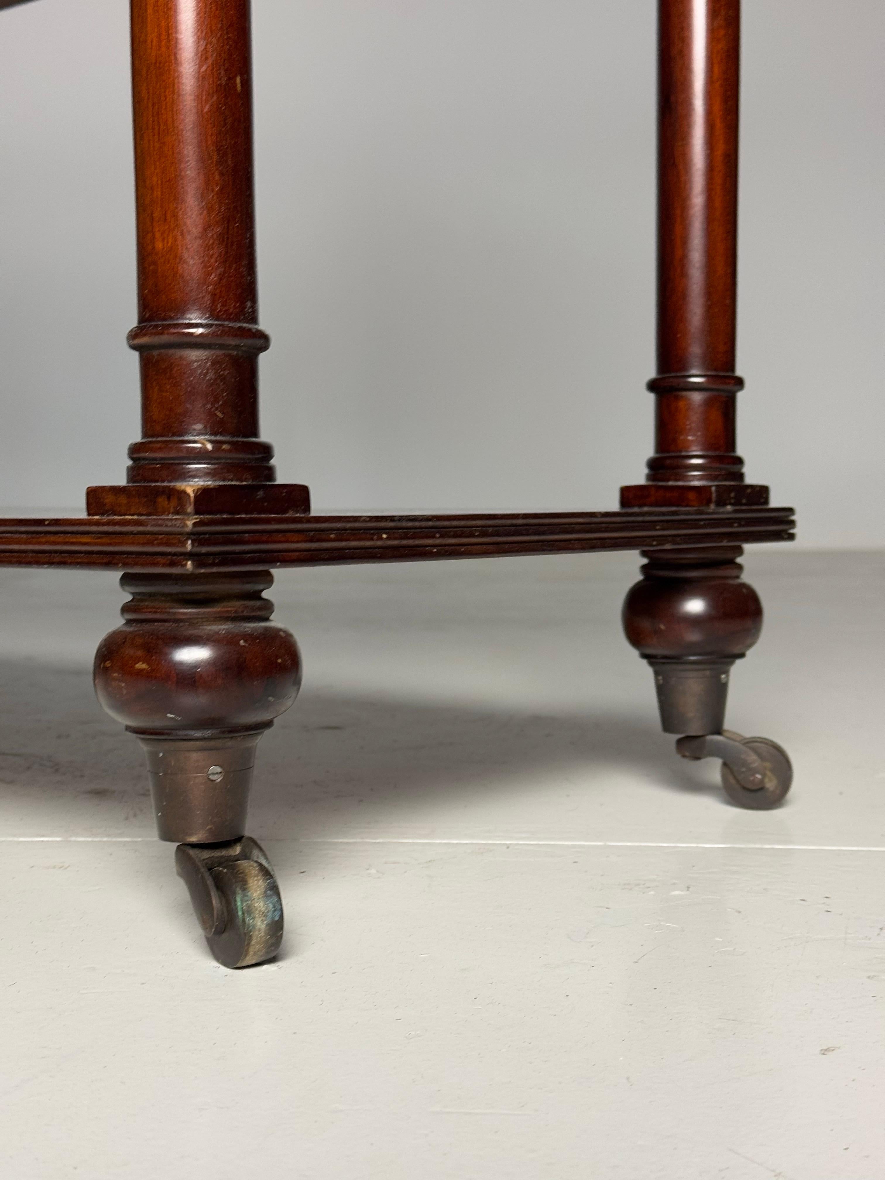set of 2 mahogany etagères 8