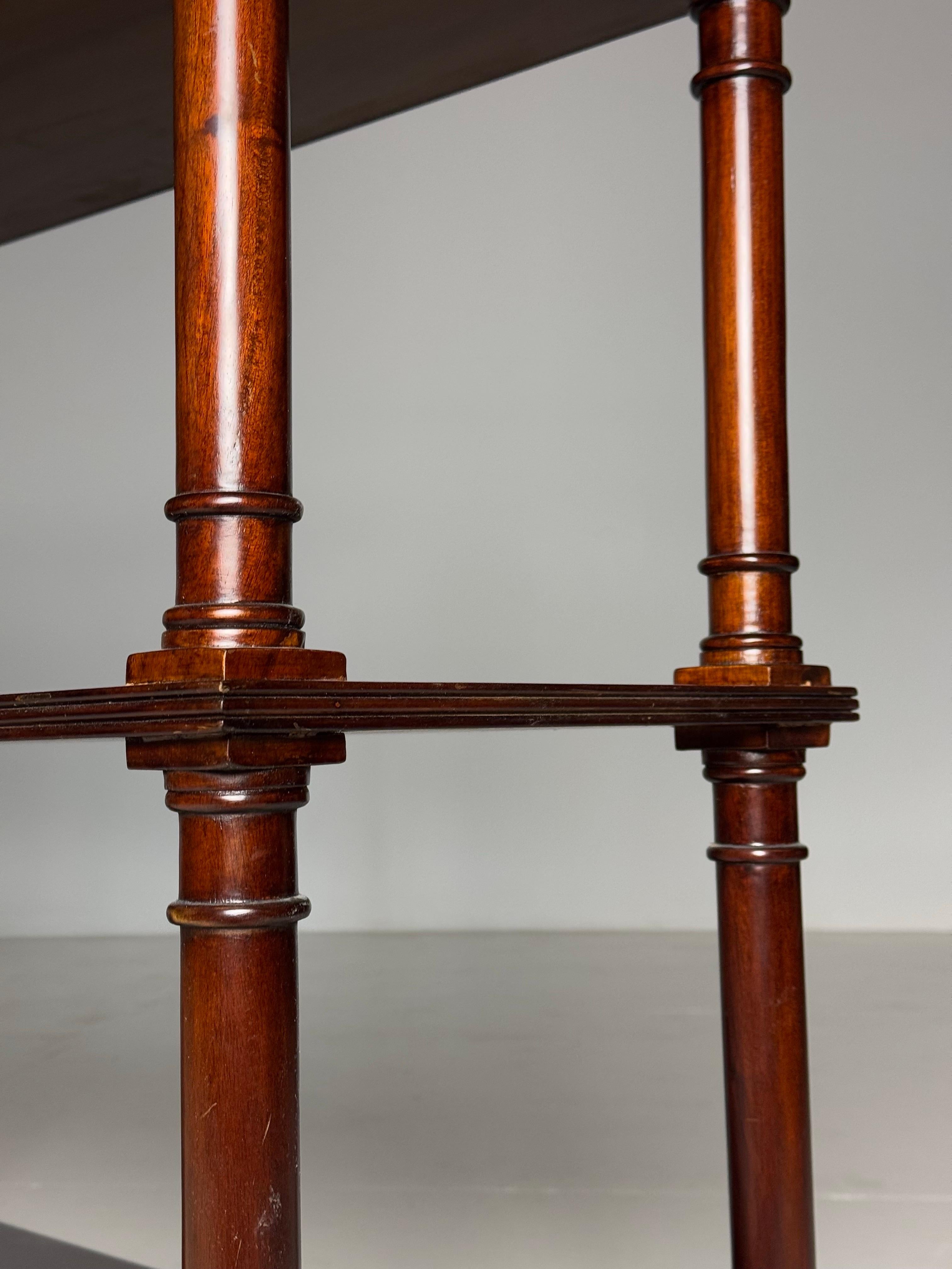 set of 2 mahogany etagères 10