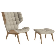 Set Of 2 Mammoth Lounge Chair And Ottoman by NORR11