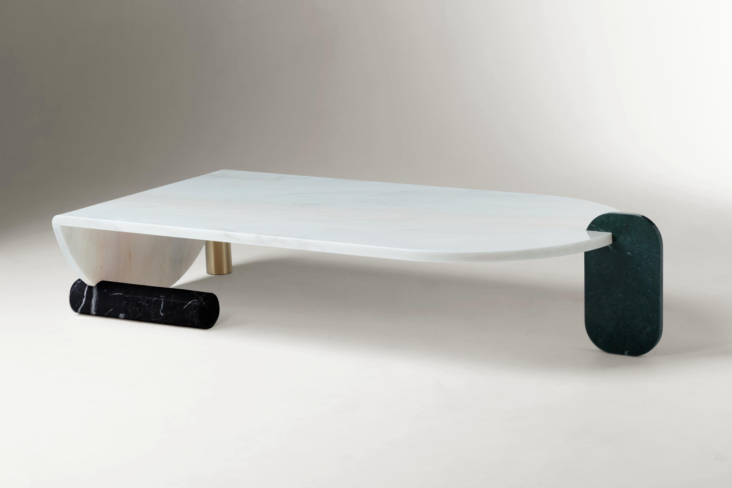 Set of 2 Marble Coffee Tables by Dooq 1