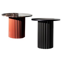 Set of 2 Marble Tables by Lisette Rützou
