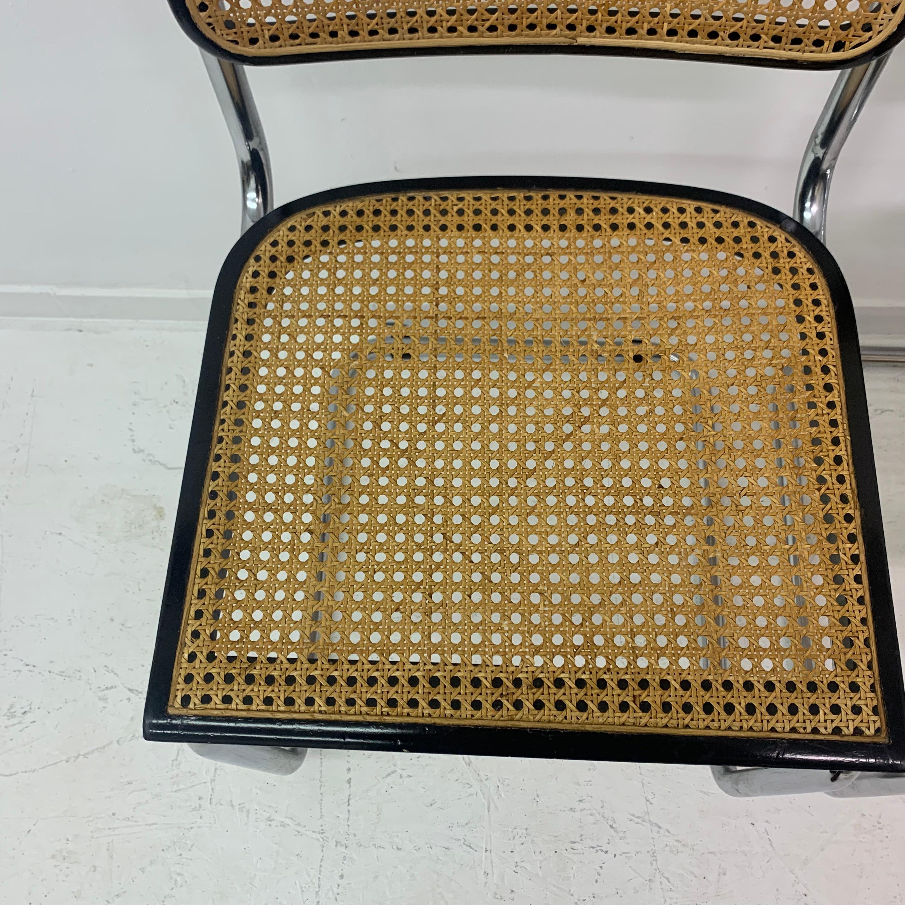 Set of 2 Marcel Breuer Cesca dining chair , 1970’s 3