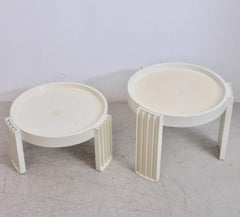 Set of Two "Marema" Stacking Tables by Gianfranco Frattini for Cassina