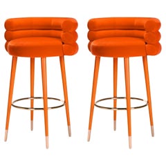 Ensemble de 2 tabourets de bar Marshmallow, Royal Stranger