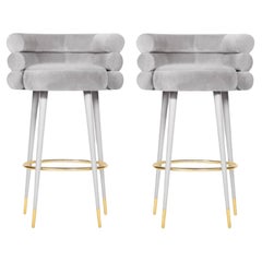 Set di 2 sgabelli da bar Marshmallow, Royal Stranger
