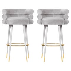 Ensemble de 2 tabourets de bar Marshmallow, Royal Stranger