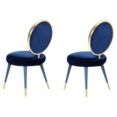 Set of 2 Graceful Dining Chairs, Royal Stranger
