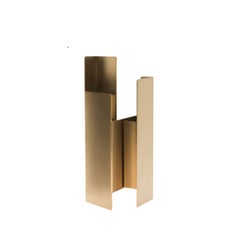 Set of 2 Matte Bronze Fugit Vases by Mason Editions