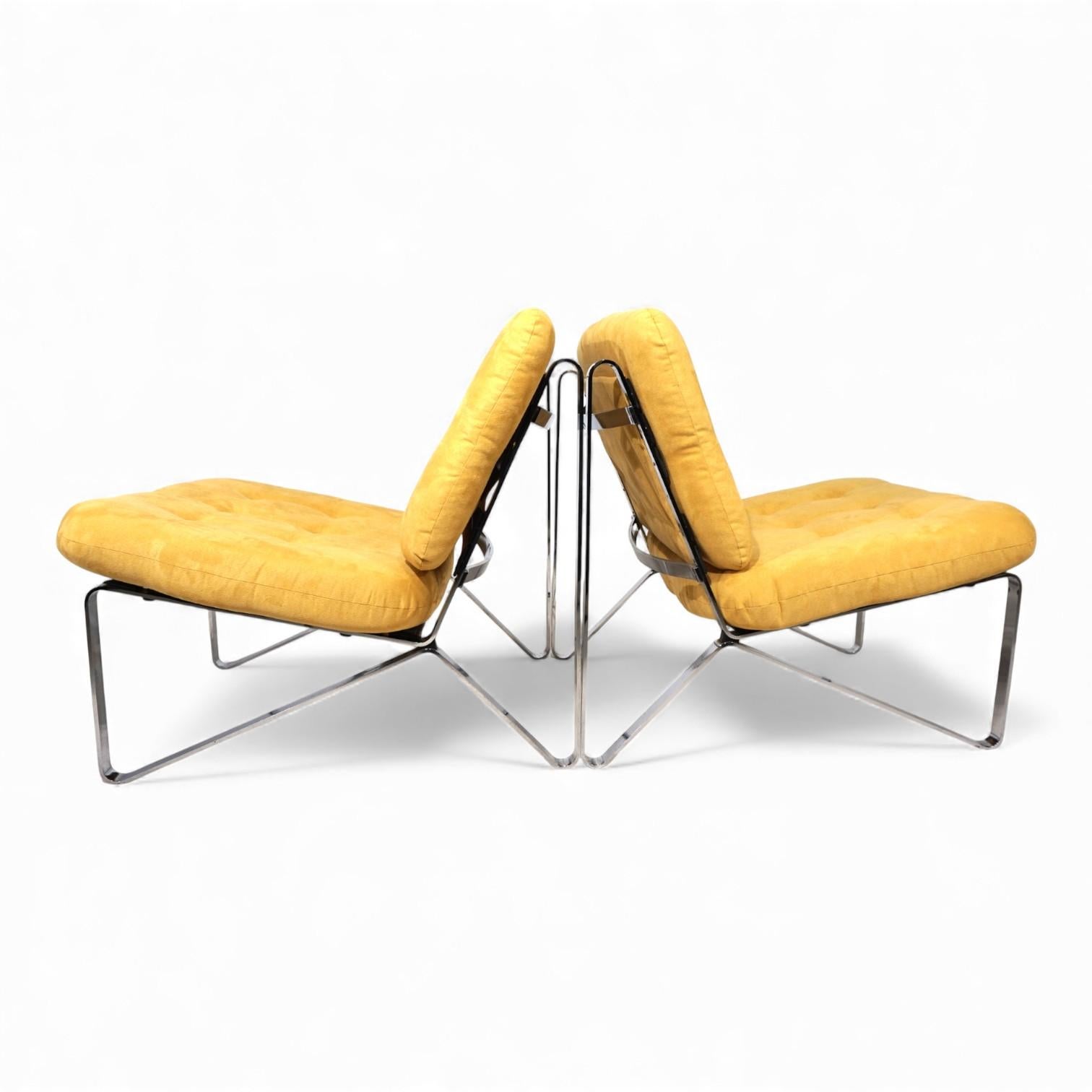 Ensemble de 2 chaises longues Mauser Waldeck par Hartmut Lohmeyer, 1960 en vente 7