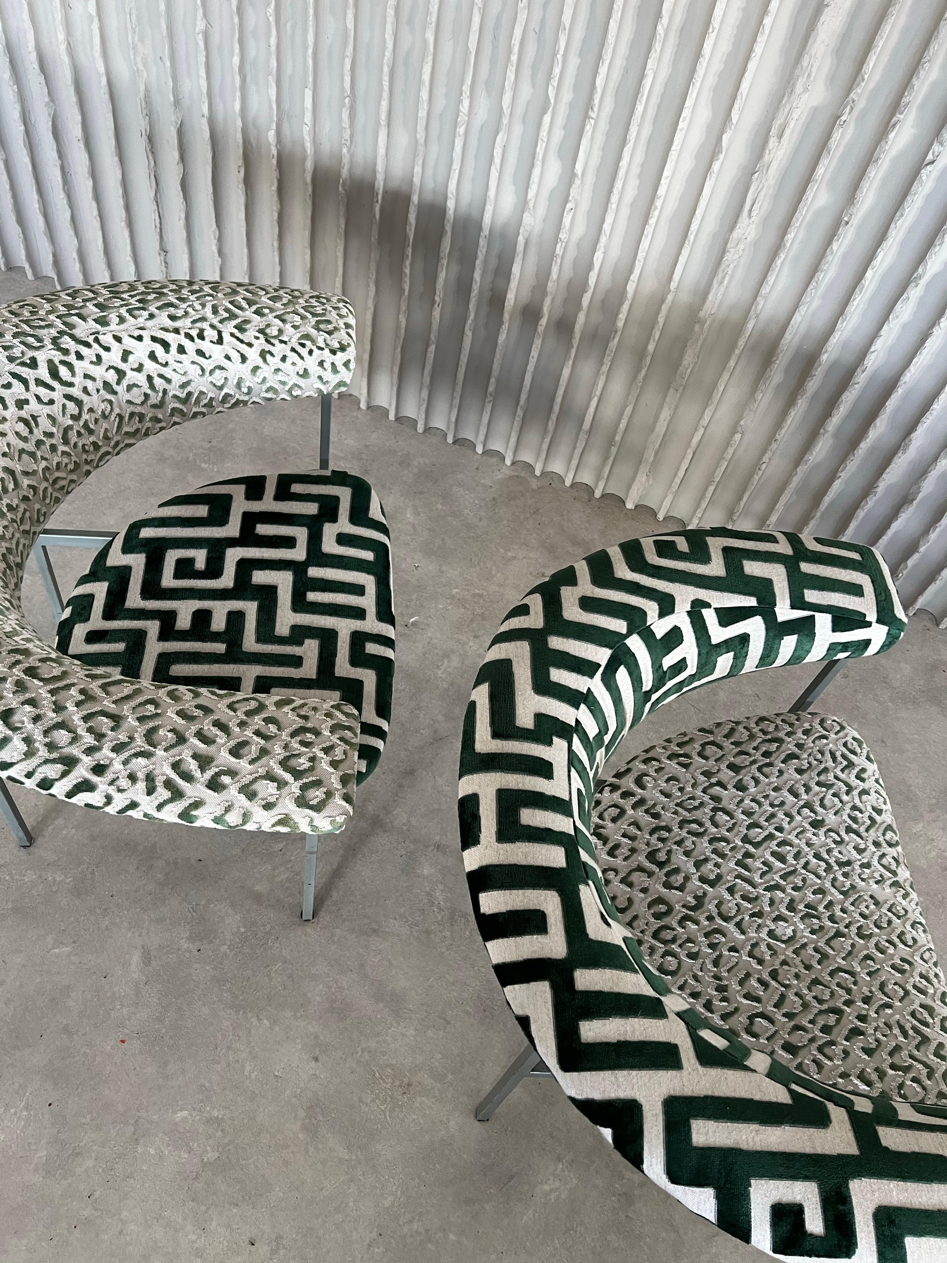 Ensemble de 2 chaises Meander Gamma de Rudolf Wolf en vente 2