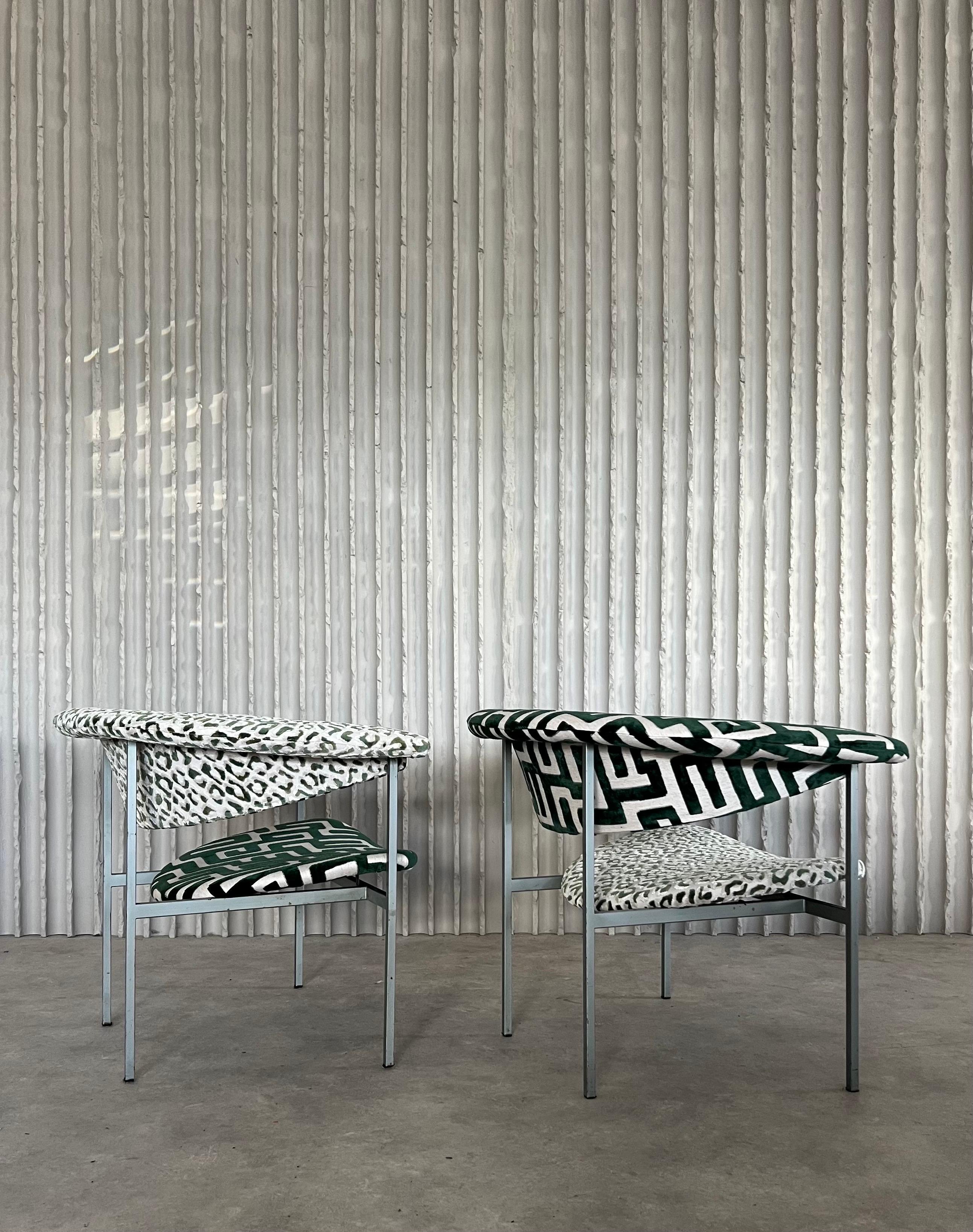Milieu du XXe siècle Ensemble de 2 chaises Meander Gamma de Rudolf Wolf en vente