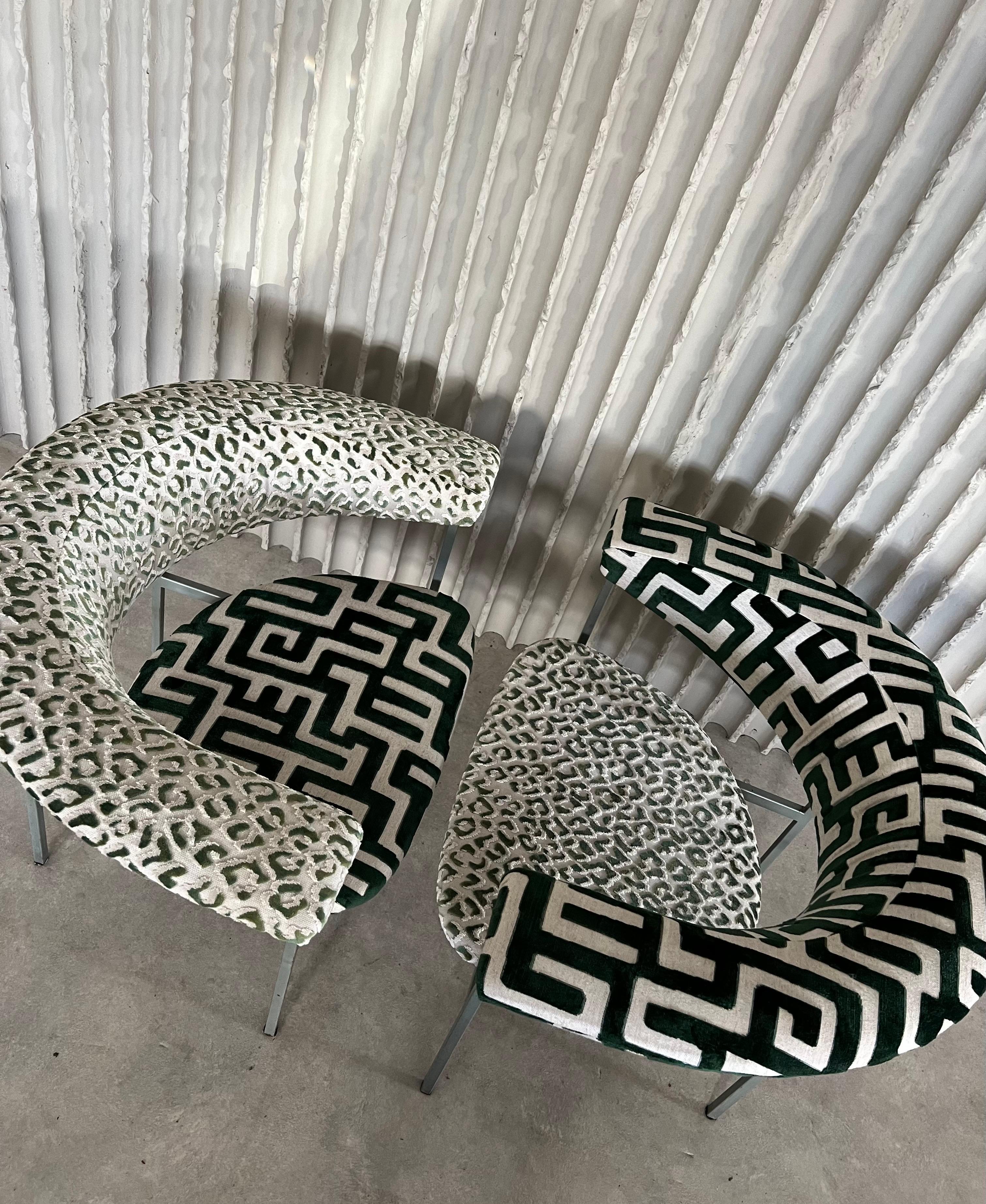 Ensemble de 2 chaises Meander Gamma de Rudolf Wolf en vente 1
