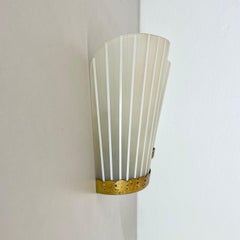 set of 2 "MEDIA" Wall Light by Wilhelm Wagenfeld, Peill + Putzler, Germany, 1950
