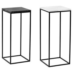 Set of 2 Medium Pillar Side Tables by Un’common