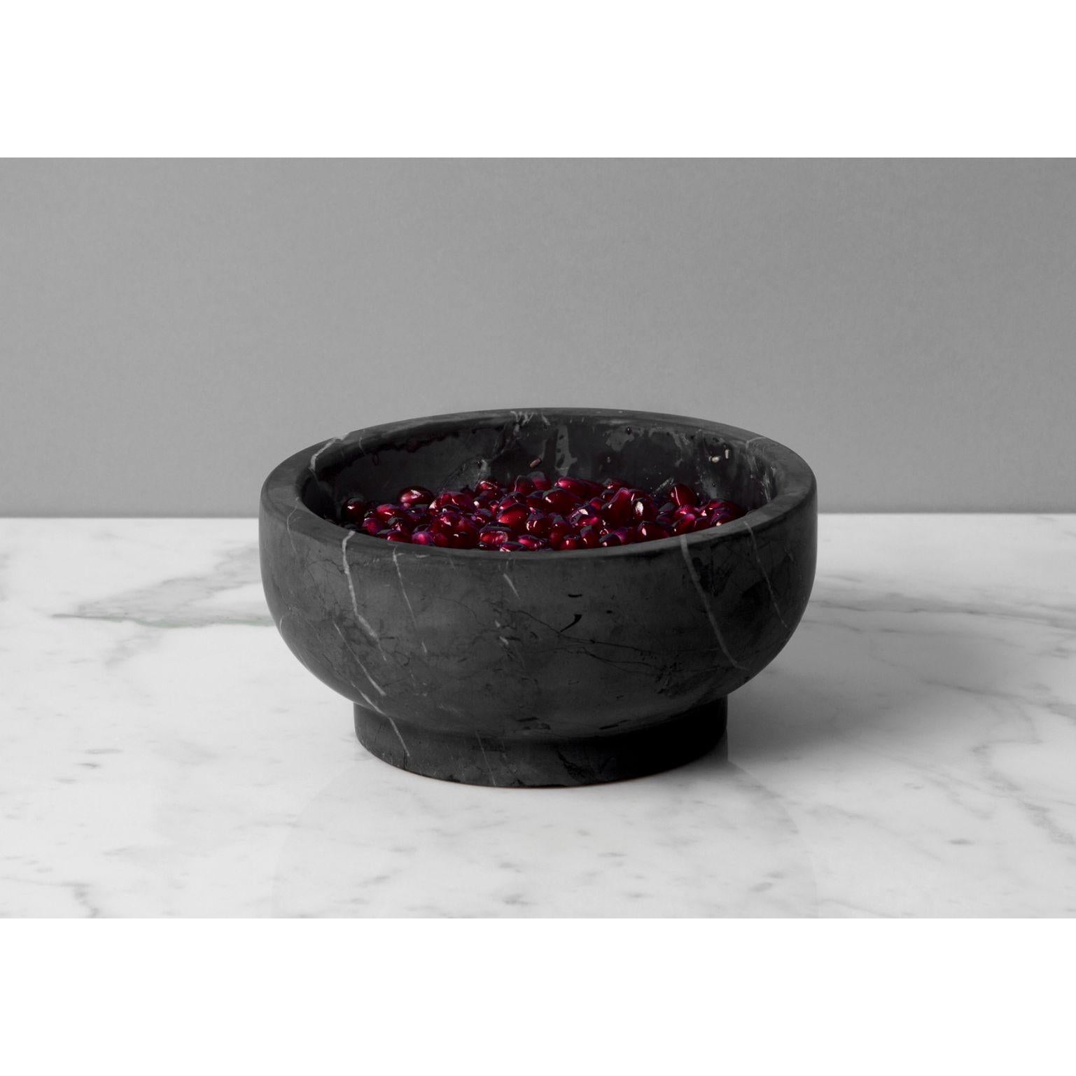 Set of 2 Memory Bowls, Black & Red by Cristoforo Trapani For Sale 4