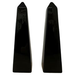 Set of 2 Memphis Style ceramic sculptures , 1980s