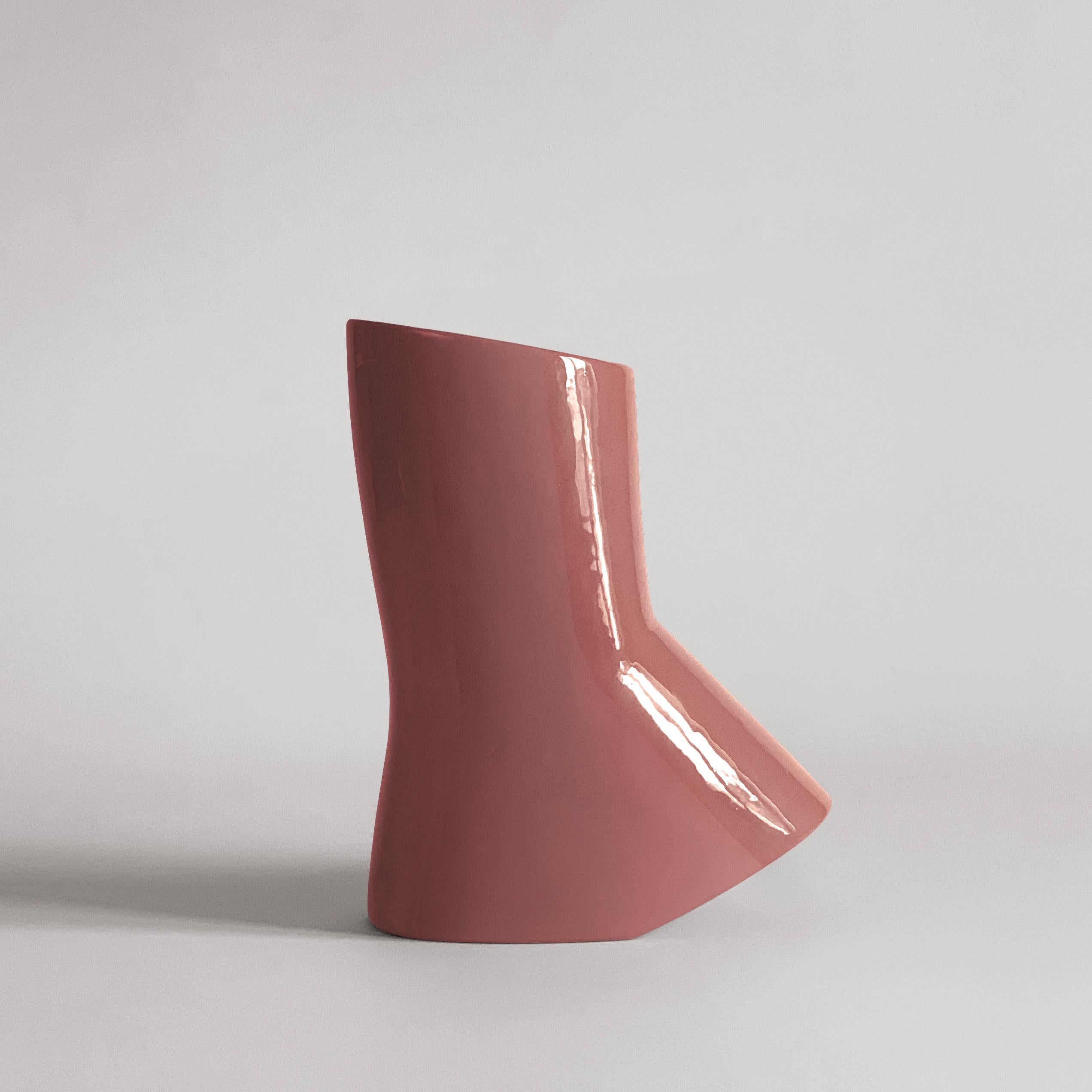 Set of 2 Menadi Ceramic Vases by Studio Zero For Sale 1