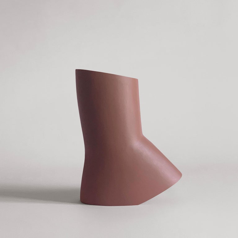 Set of 2 Menadi Ceramic Vases by Studio Zero For Sale 2