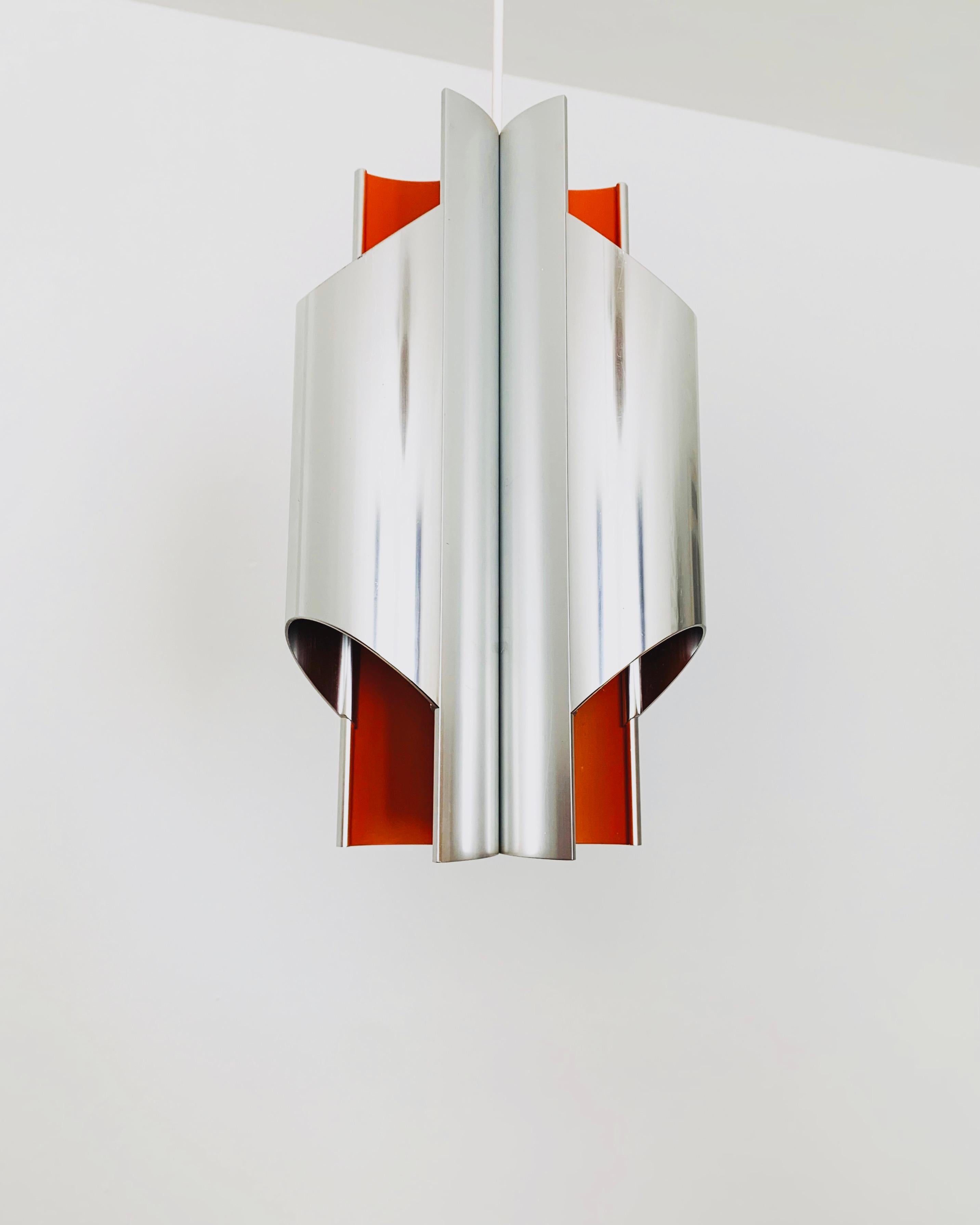 Set di 2 lampade a sospensione in metallo di Bent Karlby per Lyfa In condizioni buone in vendita a München, DE