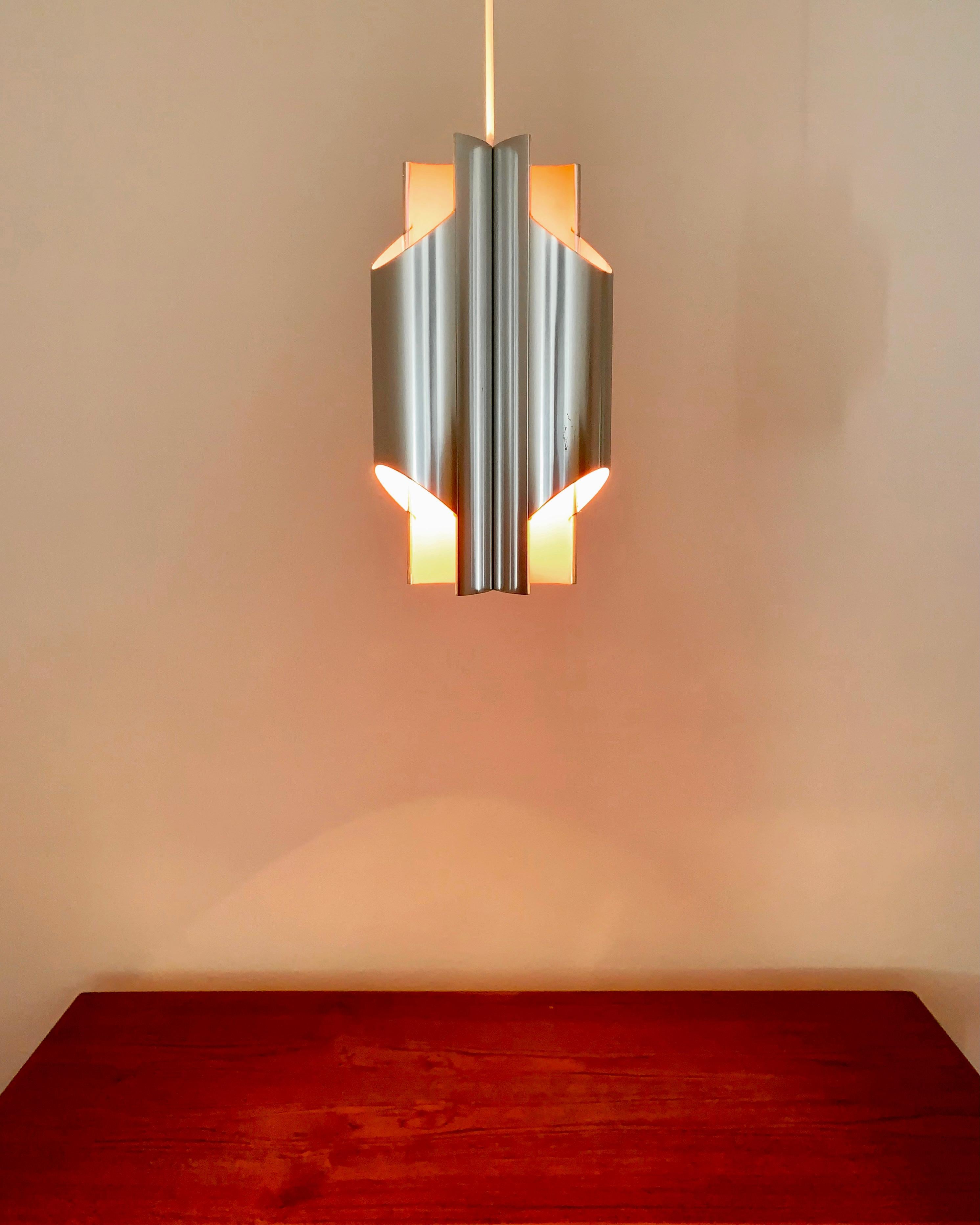 Set di 2 lampade a sospensione in metallo di Bent Karlby per Lyfa in vendita 2