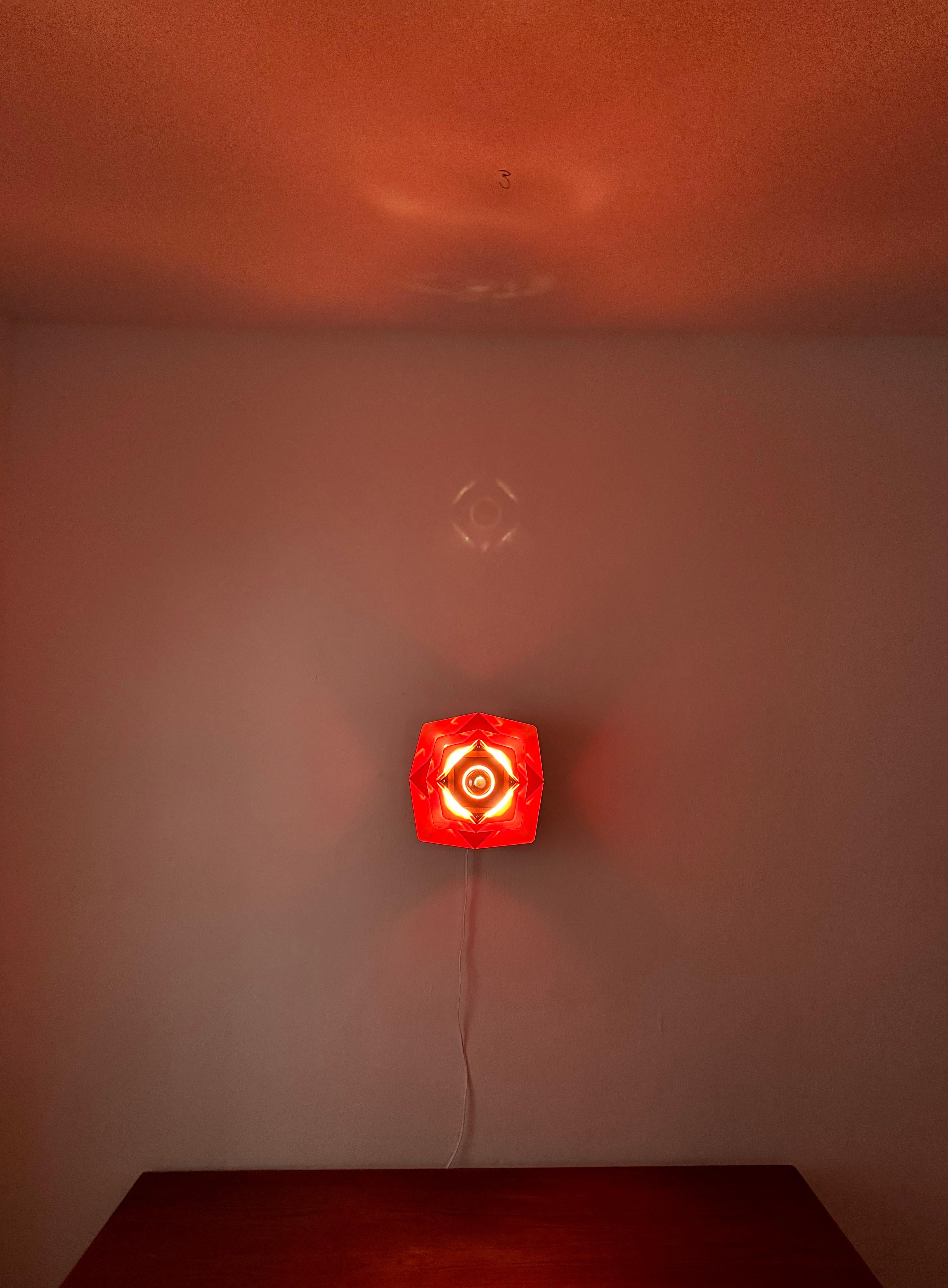 Set of 2 Metal Wall Lamps by Bito For Sale 2