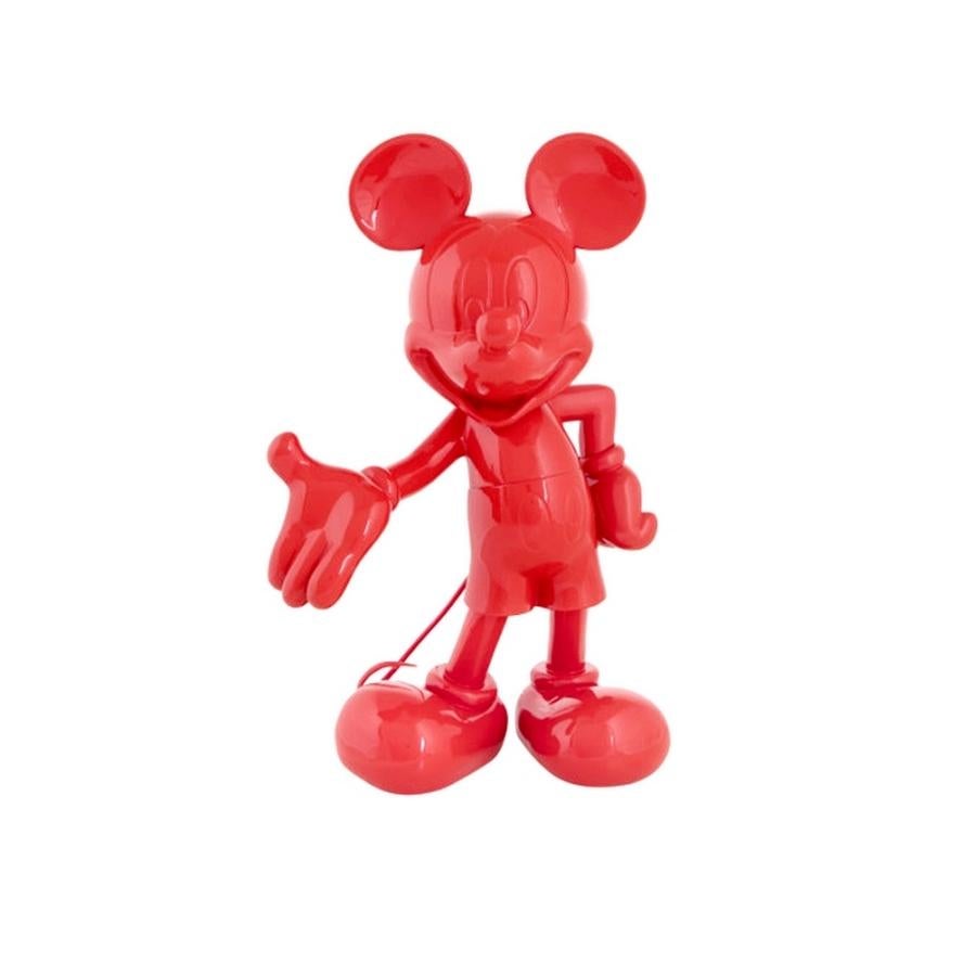 Contemporary Set of 2 Mickey Red & Minnie Red & Gold Pop Figurines