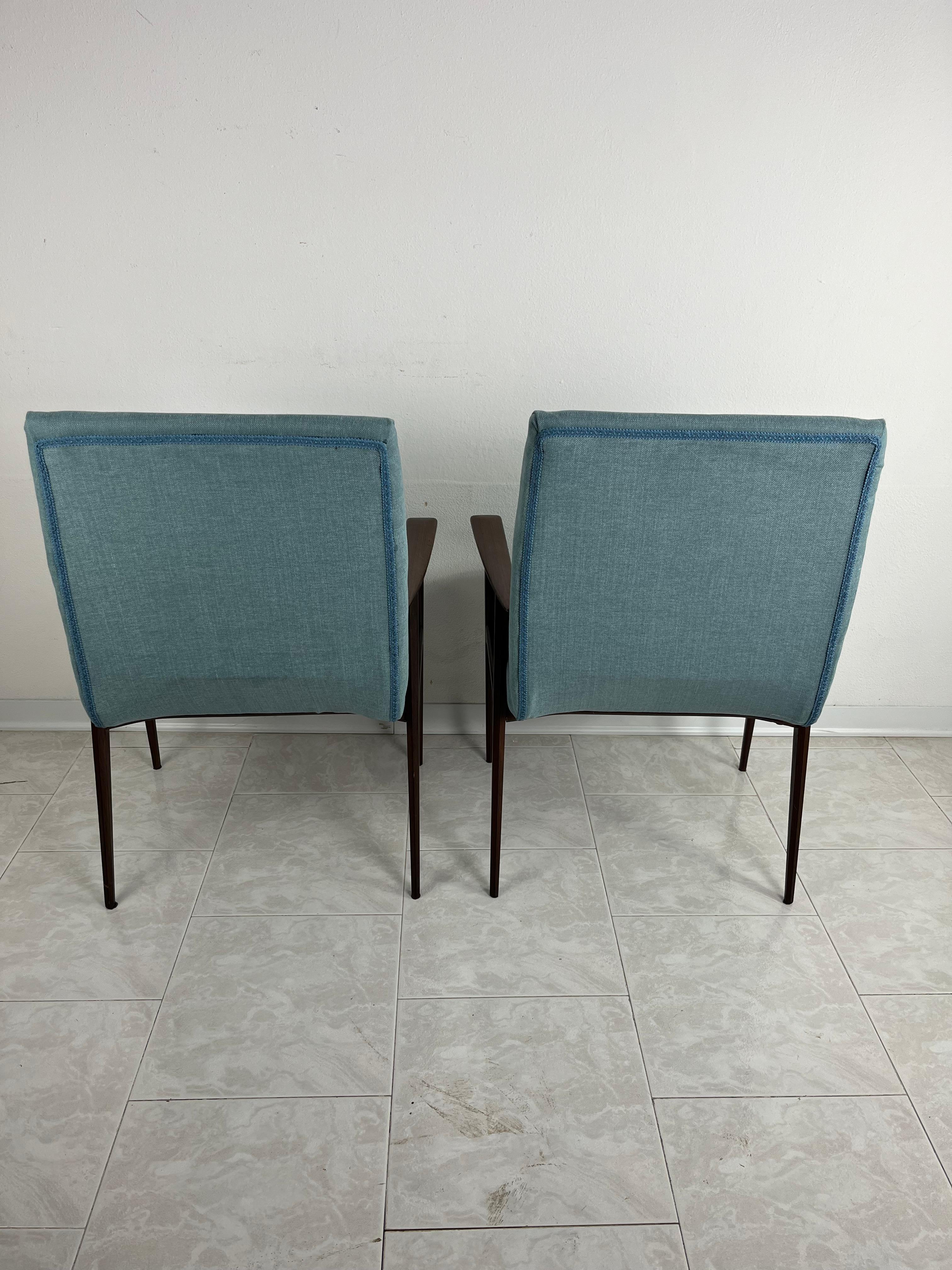Teck Paire de fauteuils de salon danois modernes du milieu du siècle dernier, style Ib Kofod Larsen en vente