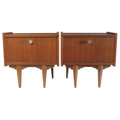 Set of 2 Mid Century bedside tables, Denmark 1960-1970
