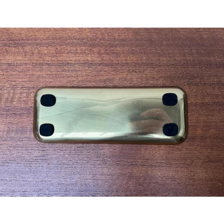 Set of 2 Mid-Century Brass Desk Tray and Letter Opener, 1950s For Sale 3