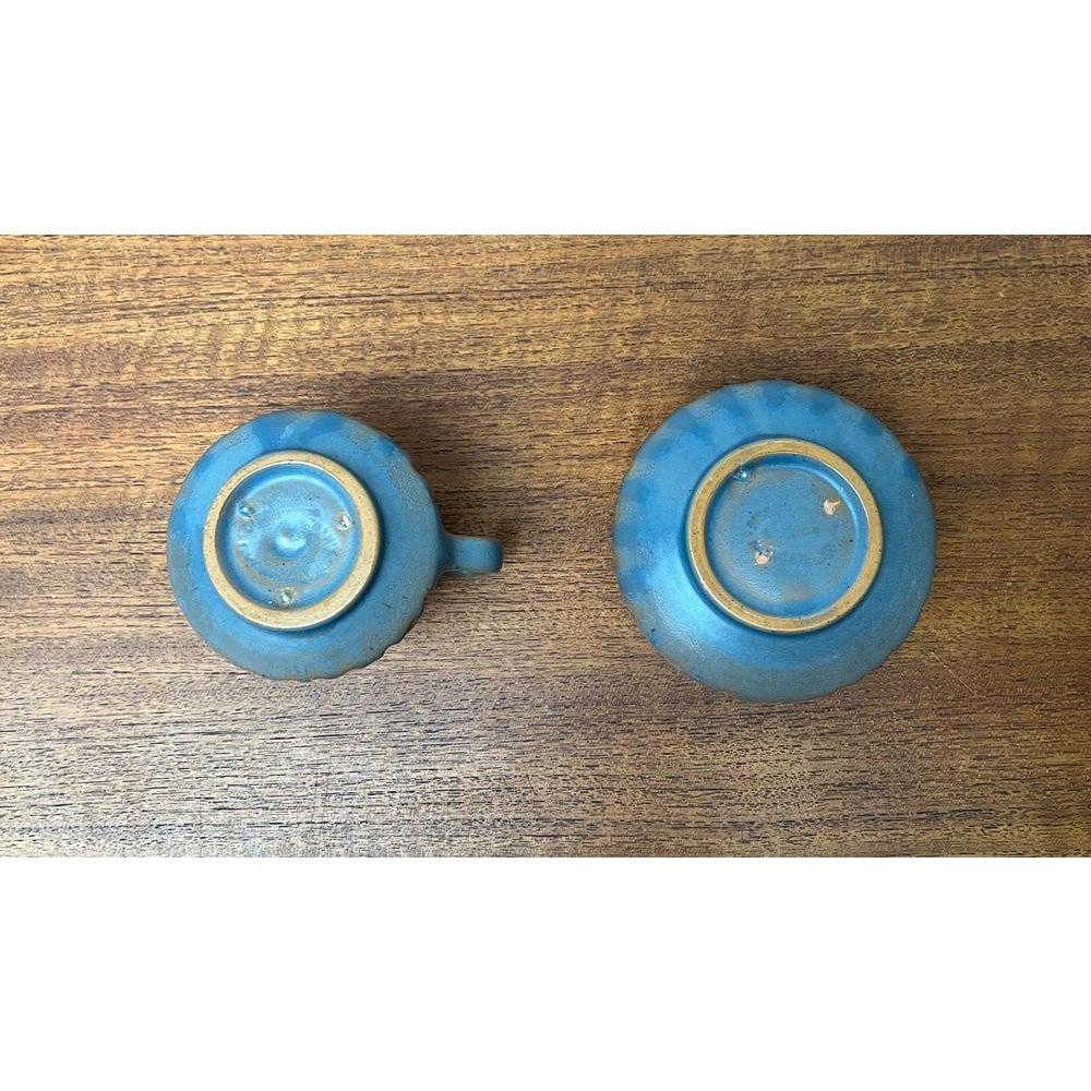 2er-Set Zuckertopf und Milchkännchen aus Keramik aus der Mitte des Jahrhunderts aus Dissing Keramik, 1960er Jahre im Angebot 6