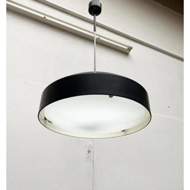 Ensemble de 2 plafonniers tchèques minimalistes du milieu du siècle dernier par Josef, années 1960 en vente 3
