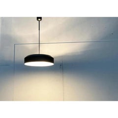 Set of 2 Mid-Century Czech Minimalist Ceiling Pendant Lamps by Josef, 1960s