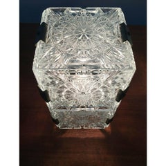 Ensemble de 2 lampes de table en verre Ussr tchèque du milieu du siècle, Lustry Kamenický, années 1960