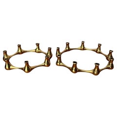 Set of 2 Mid-Century Danish Candleholders by Jens H. Quistgaard