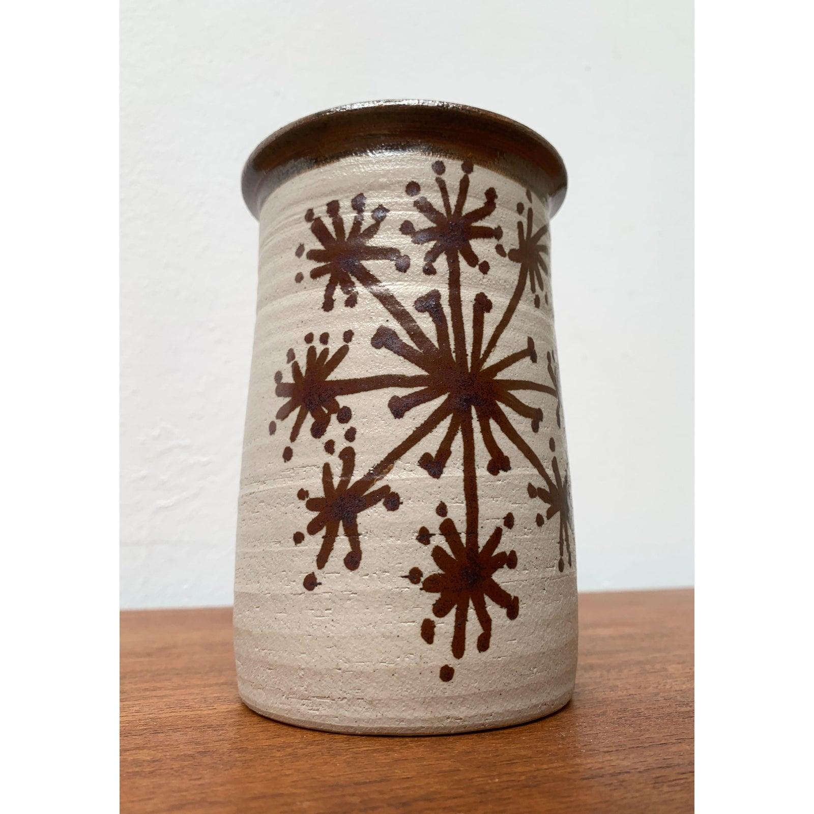 2er-Set dänische Keramikflasche und Vase aus der Mitte des Jahrhunderts von Ebeltoft Pottery, 1960er Jahre im Zustand „Hervorragend“ im Angebot in Hamburg, DE