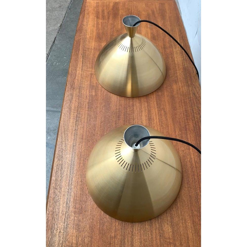 Set di 2 lampade a sospensione Diabolo danesi di metà secolo di Lyfa, anni '60 In condizioni ottime in vendita a Hamburg, DE