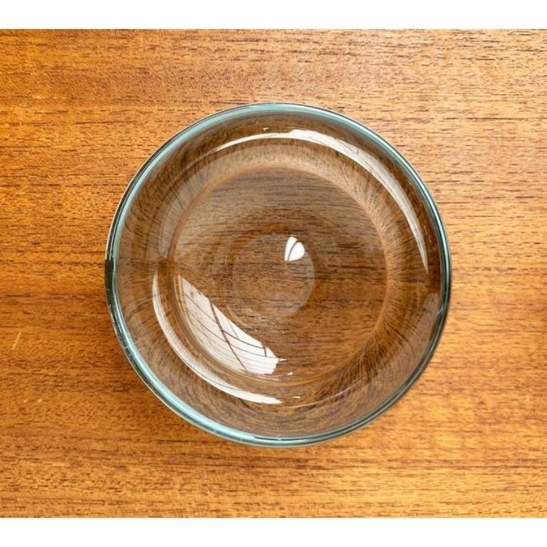 Set of 2 Mid-Century Danish Glass Bowls by Per Lütken for Holmegaard, 1960s For Sale 5