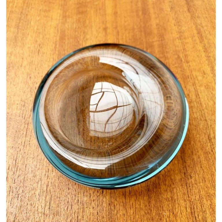 Set of 2 Mid-Century Danish Glass Bowls by Per Lütken for Holmegaard, 1960s For Sale 4