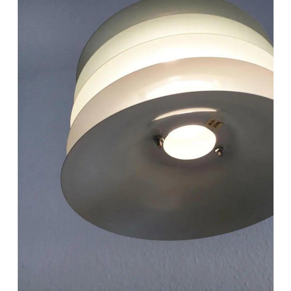 Set di 2 pendenti a lamelle danesi di metà secolo di Lyfa, anni '60 in vendita 5