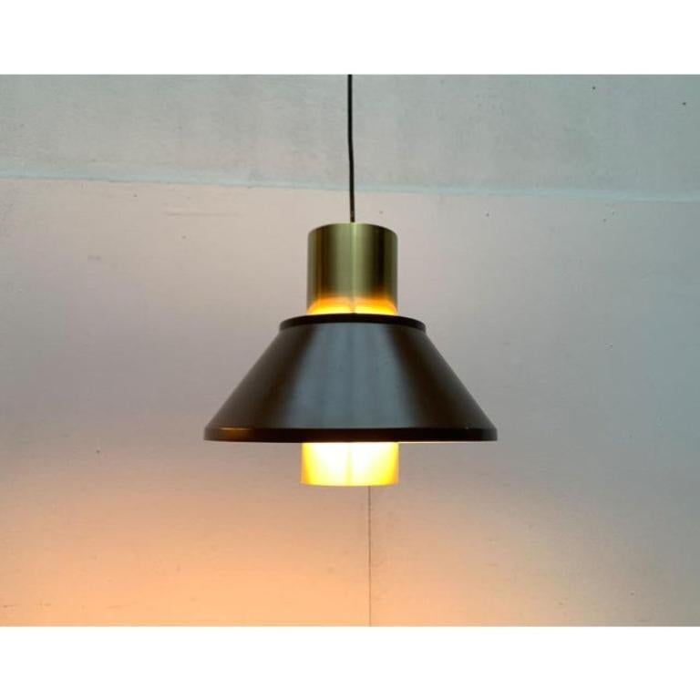 Danese Set di 2 lampade a sospensione danese di metà secolo di Jo Hammerborg, anni '60 in vendita