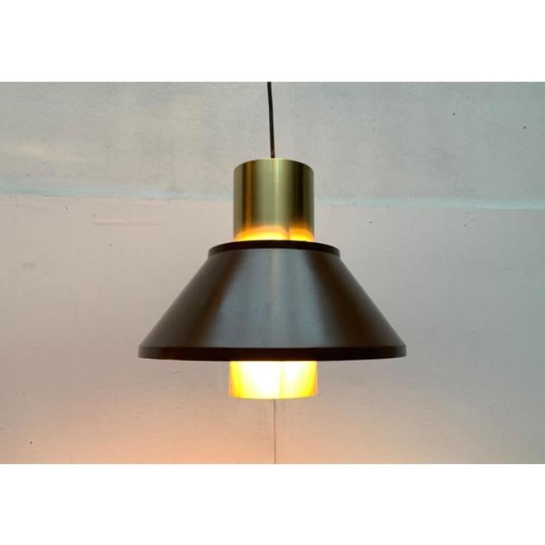 XX secolo Set di 2 lampade a sospensione danese di metà secolo di Jo Hammerborg, anni '60 in vendita
