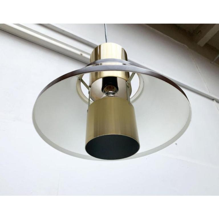 Metallo Set di 2 lampade a sospensione danese di metà secolo di Jo Hammerborg, anni '60 in vendita