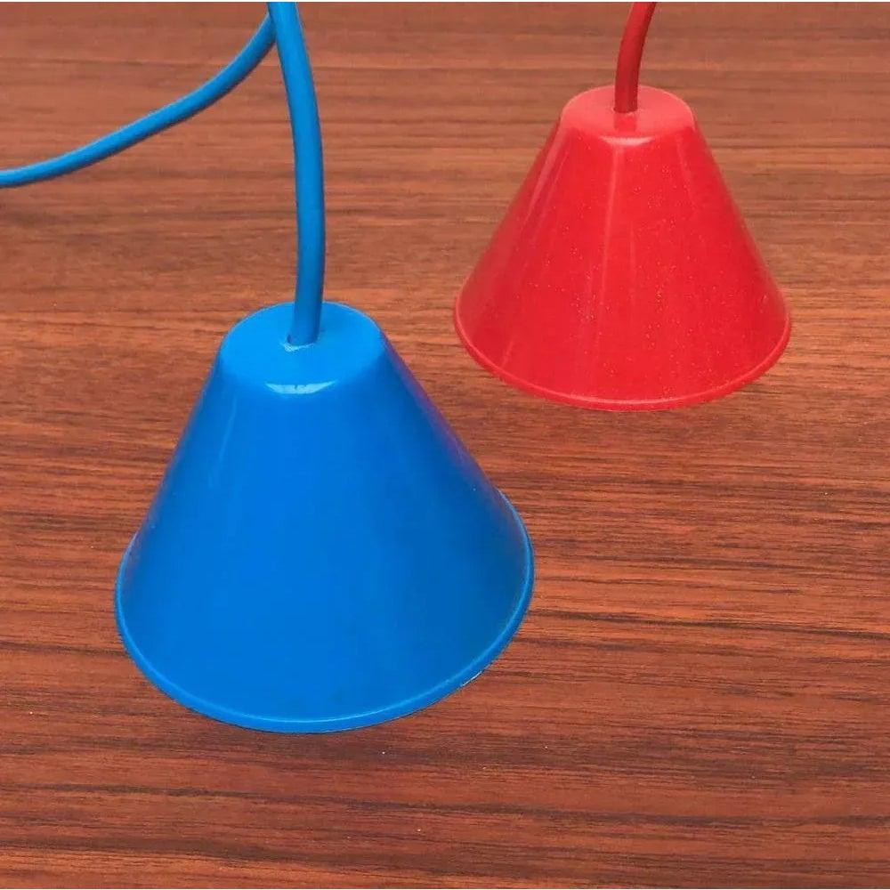 Set di 2 lampade a sospensione Minisol danesi di metà secolo di K.K., anni '60 in vendita 5