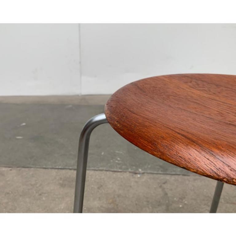 2er-Set dänischer Hocker aus der Mitte des Jahrhunderts, Modell 3170, gepunktet, von Arne Jacobsen, 1968 im Angebot 3